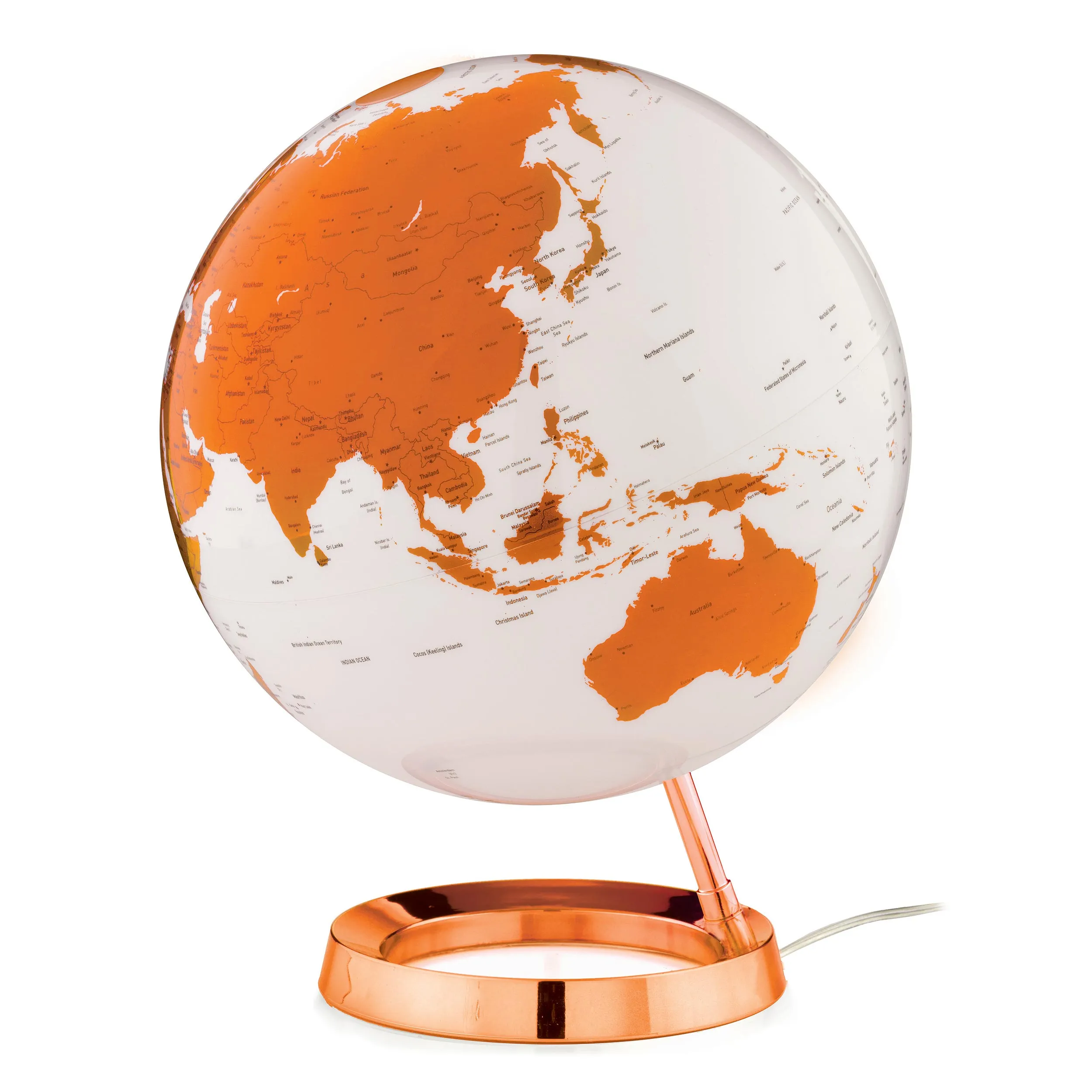 Leuchtglobus "New Light&Colour" Hot Tangerine - Ø 30 cm